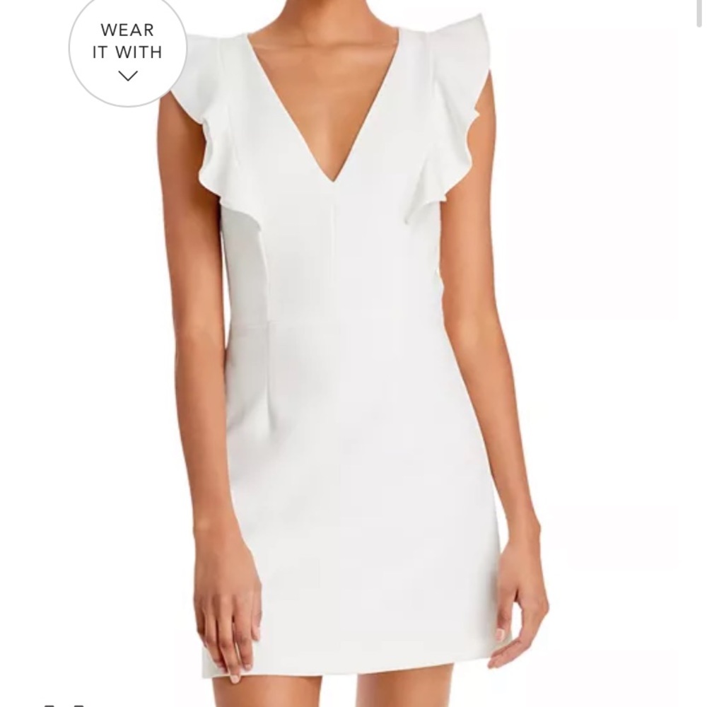 French Connection Whisper Ruffle Minidress